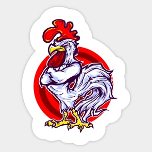 Rooster Sticker